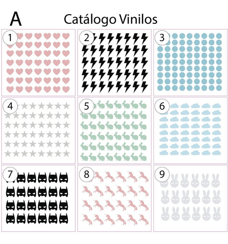 Vinilos P/ Vidrio / Pared - Tramas - Estrellas Puntos - Más!