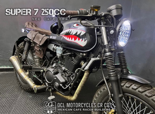 Motocicleta Super7 Mb 250cc Cafe Racer