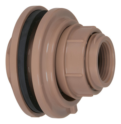 Adaptador Flange Caixa D Água 40mm X 1.1/4 Pvc Marrom Amanco