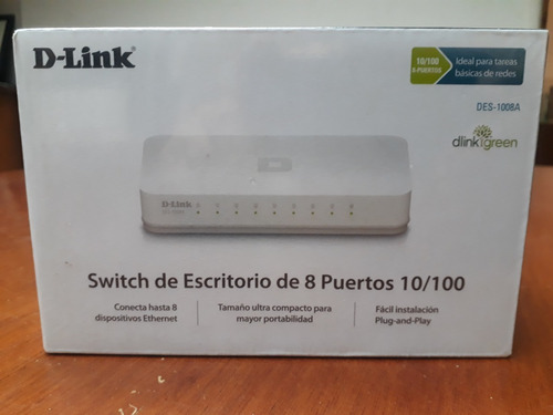 Switch De Escritorio De 8 Puertos 10/100