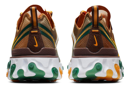 Zapatillas Nike React Element 87 Orange Peel Cj6897-113
