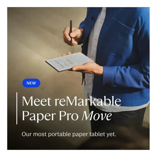 Remarkable Paper Pro Move Com Marker Plus Gray Silver Dual Color