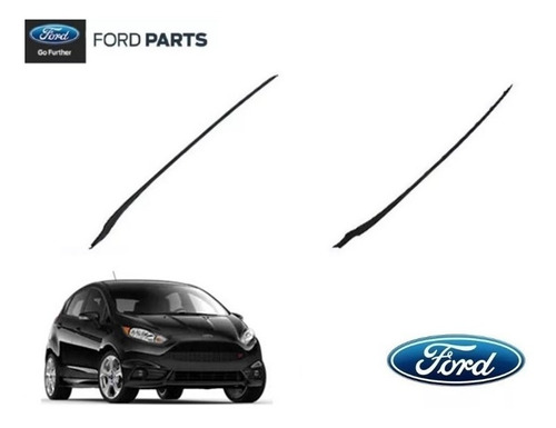Par Molduras Parabrisas Ford Fiesta St 2018 Original