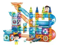 Comprar Bloques Magenticos Con Luces Toboganes Y Stickers 142pcs 