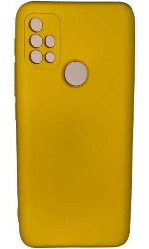 Funda de silicona compatible para Moto G10, G20, G30 6.5, color amarillo aterciopelado