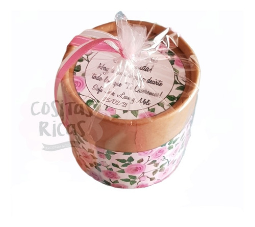 Caja Pote Regalo Chocolatines Personalizados Dia De La Mujer