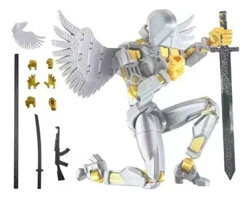 T13 Action Figure 3d,robô Articulado,figuras De Acción