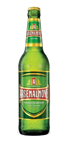 Cerveza Arsenalnoye Lager Tradicional Importada Rusia Pack 6