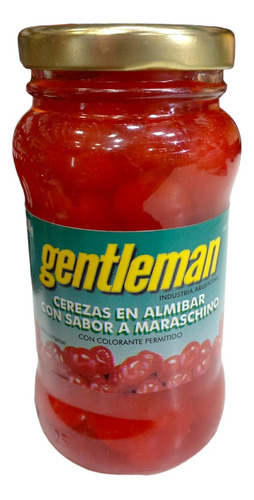 Cerezas En Almíbar Sabor A Maraschino Gentleman X 200g