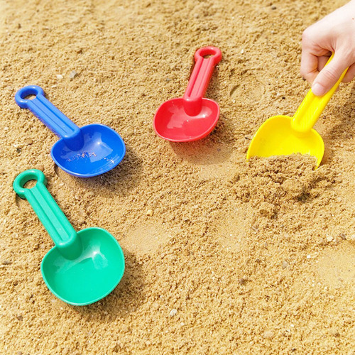 8 Palas De Arena Con Mango Corto, Cuchara, Juguete De Playa