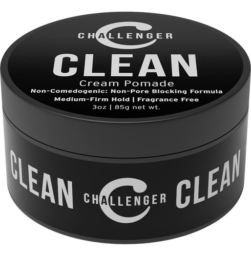 Challenger Pomada En Crema Limpia Para Hombre, 3 Onzas, Sin.