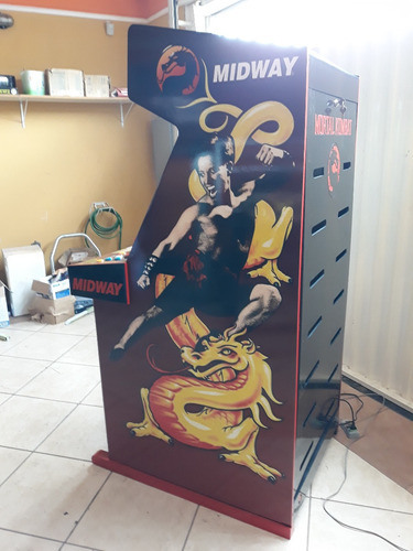 Fliperama Multijogo Tema Mortal Kombat.fabricação Própria