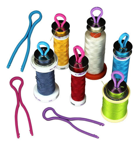 12 Piezas De Soporte De Carrete De Carrete Clips Abrazaderas