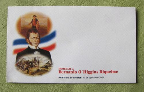 Sobre Primera Emision  Homenaje A Bernardo O'higgins