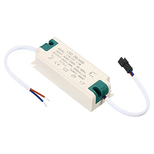 Driver Led De 18-24w 300ma, 2 Paquetes Ac 85-265v Salid...