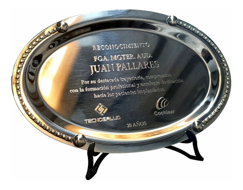 Bandeja Plato Premio Placa Conmemoracion Reconocimiento