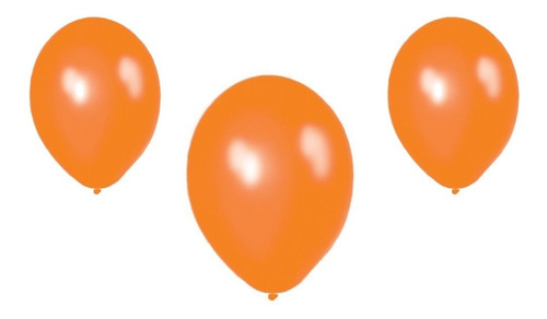 Imagen 1 de 1 de Globos Naranjas Perlados X10 U - Lollipop