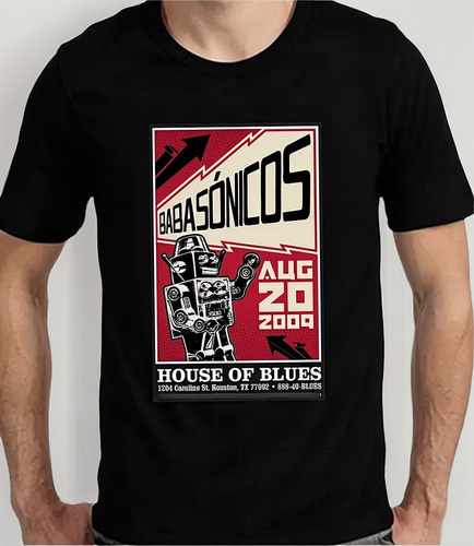 Remera Unisex Babasónicos House Of Blues Portada Personaliza