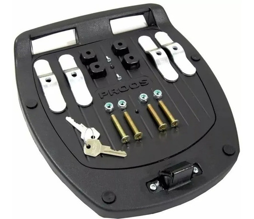 Imagem 2 de 3 de Bauleto Moto Bau Para Bagageiro 29 Litros Proos - Azul