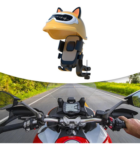 Soporte Para Teléfono De Motocicleta Con Cubierta Estilo F