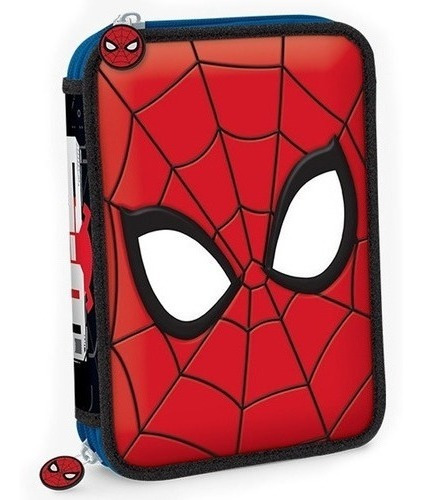 Canopla Cartuchera Spiderman 2 Pisos Tapa Squishy Multiscope