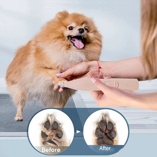 Aparador De Patas Para Cães, De Baixa Vibração, Pequeno E El