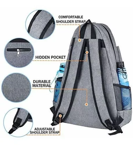 ACOSEN Mochila de tenis - Bolsas de tenis grandes para mujeres y