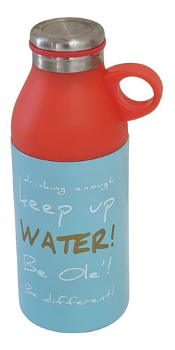 Imagem 1 de 2 de Garrafa Térmica Inox Com Copo Tipo Botija-300 Ml Ekilibrium