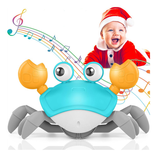 Juguetes Para Bebé De Cangrejo Con Música Función De Sensor