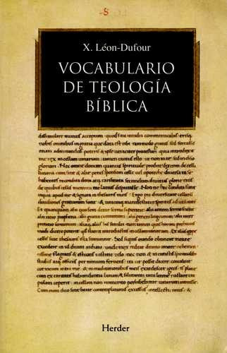 Libro Vocabulario De Teología Bíblica