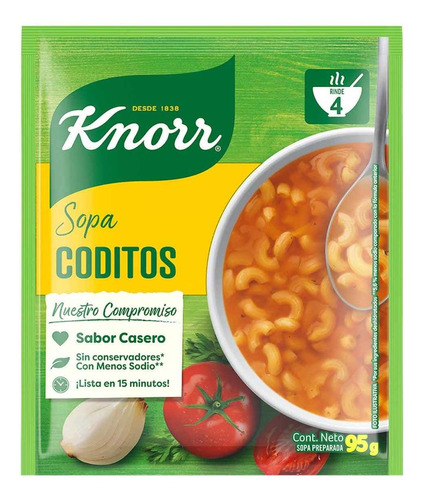 Sopa Knorr Coditos 95g