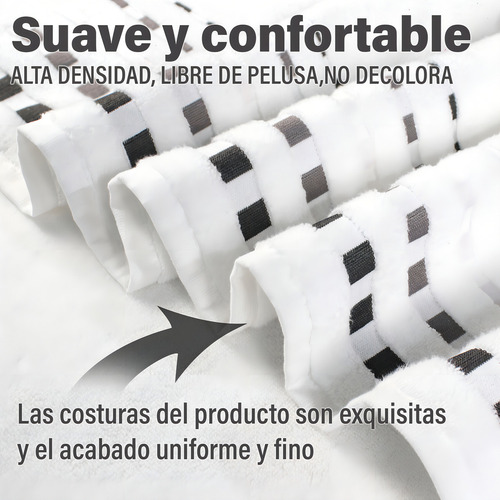 Toalla Baño Completo Alberca 100% Algodón Egipcio Suave Color Blanco Liso