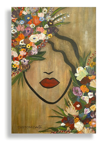 Cuadro Decorativo Aluminio 20x30 - Fuerza De Mujer