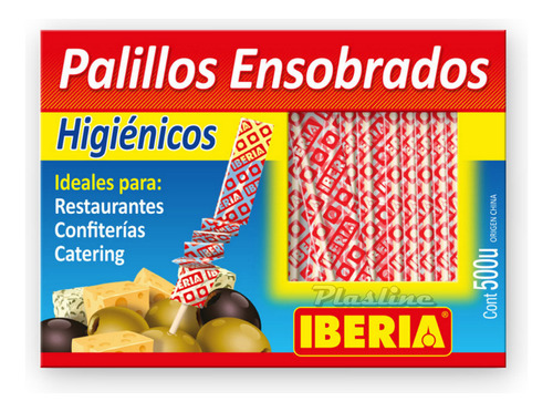 Iberia Palillos Ensobrados Madera Escarbadientes X 500 Uni.