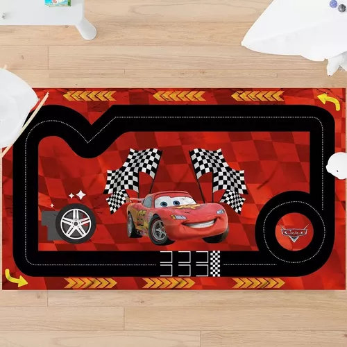 Tapete Ilustrativo Pista De Corrida Brincar Carrinho Br61 novo