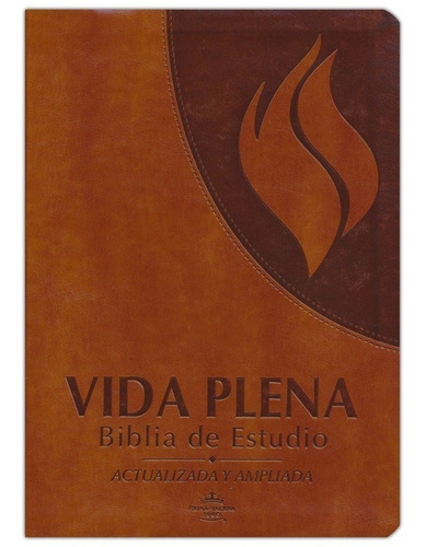 Biblia Estudio Rvr60 Vida Plena Actualizada Y Ampliada Café
