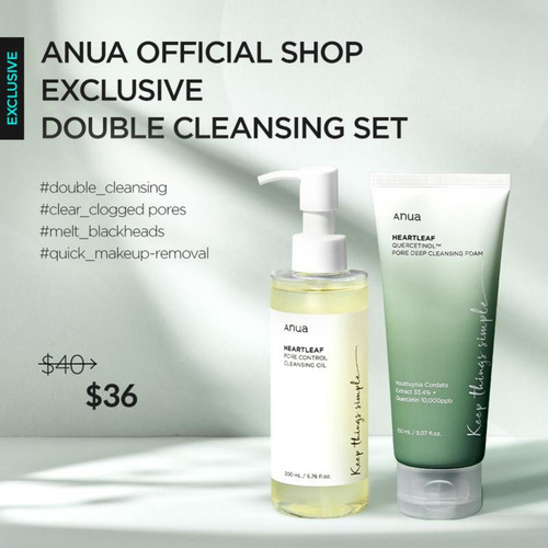 Set Limpiador Espumoso Limpiador Facial Coreano An-ua