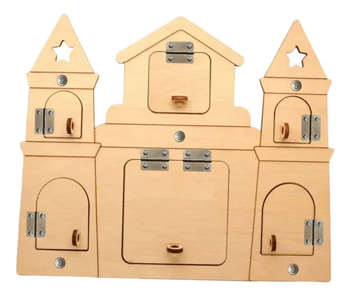 comprar 5x Montessori Busy Board Accesorios Desarrollo De Materiales