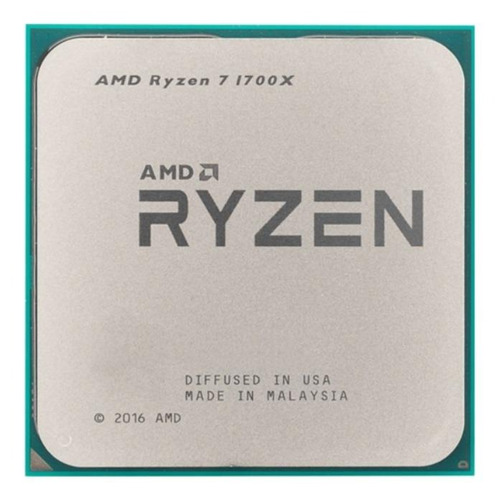 Procesador gamer AMD Ryzen 7 1700X YD170XBCAEWOF  de 8 núcleos y  3.8GHz de frecuencia