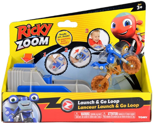 Ricky Zoom Lanzador Launch & Go Figura Loop / Original