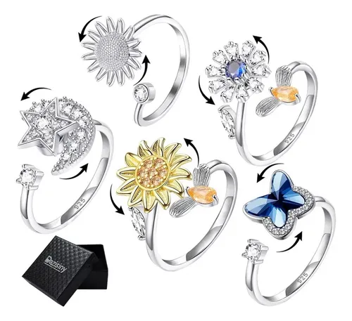 Anillos giratorios de 15 años hotsell