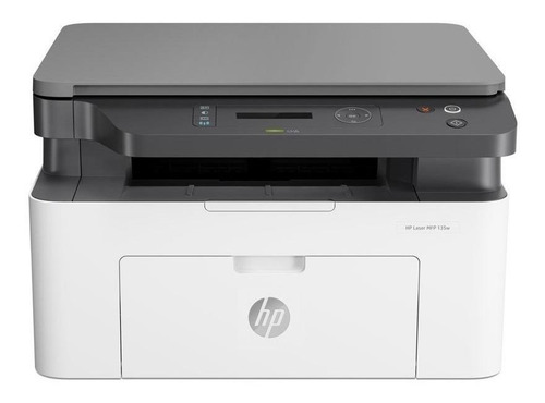 Imagem 1 de 3 de Impressora multifuncional HP LaserJet Pro 135W com wifi branca e preta 110V - 127V MFP 135w