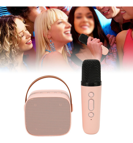 Set De Micrófono Con Altavoz Inalámbrico Para Karaoke, Micró