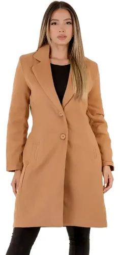 Sobretudo feminino forrado longo inverno confortável