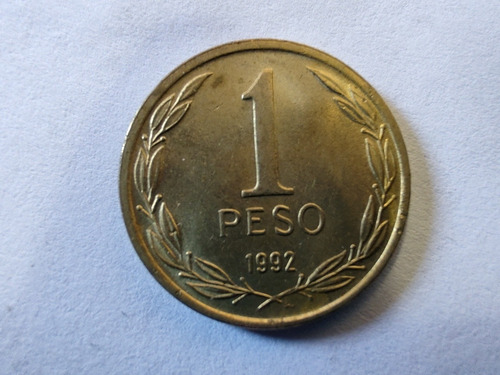 Moneda Chile 1 Peso  Bronce 1992 (x403-x421-x991