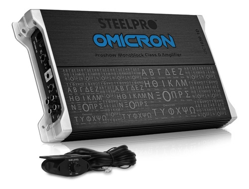 Imagen 2 de 5 de Amplificador Clase D Monoblock 1600w Max Ómicron By Steelpro