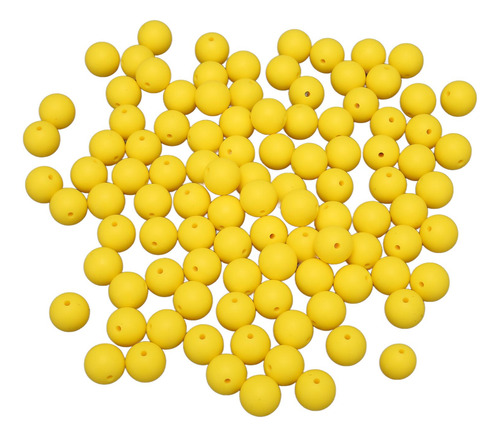 Perlas De Silicona De 15 Mm, 105 Piezas, Redondas, Sueltas,