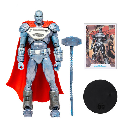 Mcfarlane Toys Dc Multiverse Figura De Acción Steel