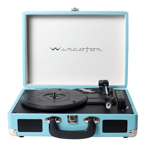 Tocadiscos Winco W-406 Bluetooth Grabacion Vinilo A Usb