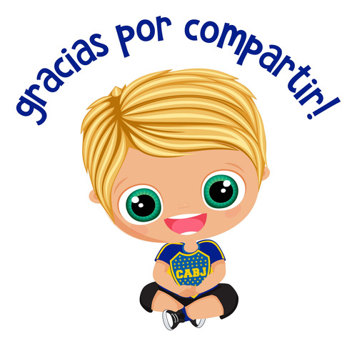 Kit Imprimible Editable De Boca Jr Nene Super Completo